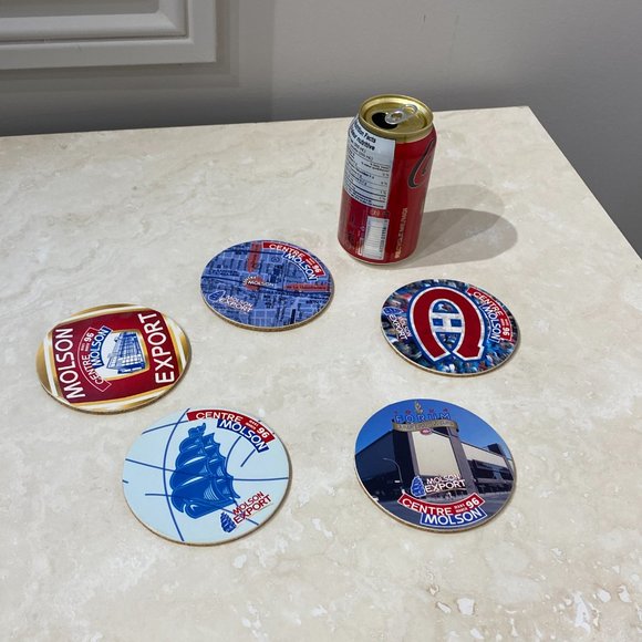 Vintage Deadstock Molson Export Montreal Canadiens Molson Centre 1996 Coaster - Picture 2 of 10